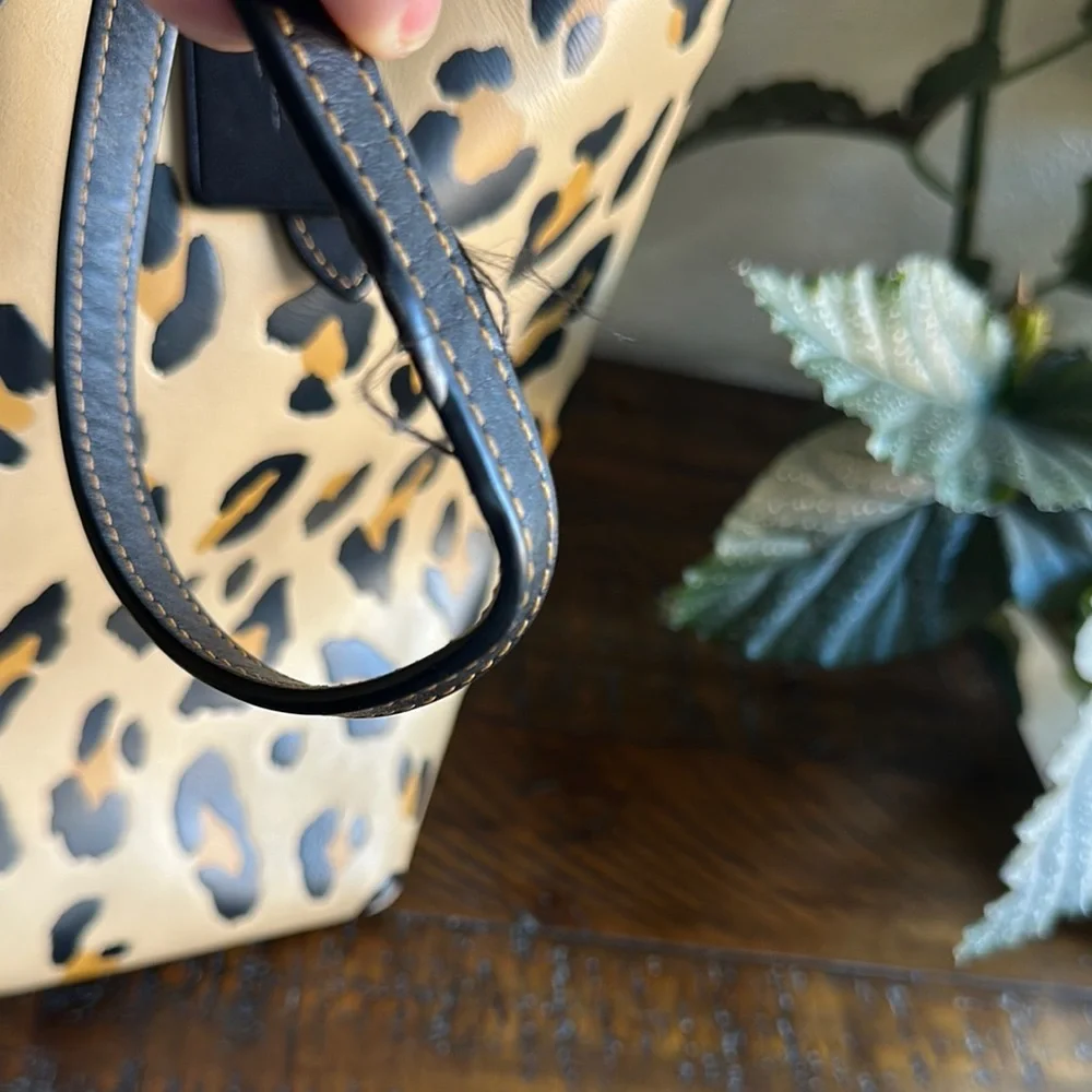 Coach Leopard Print Tote Bag - Picture 5 of 9
